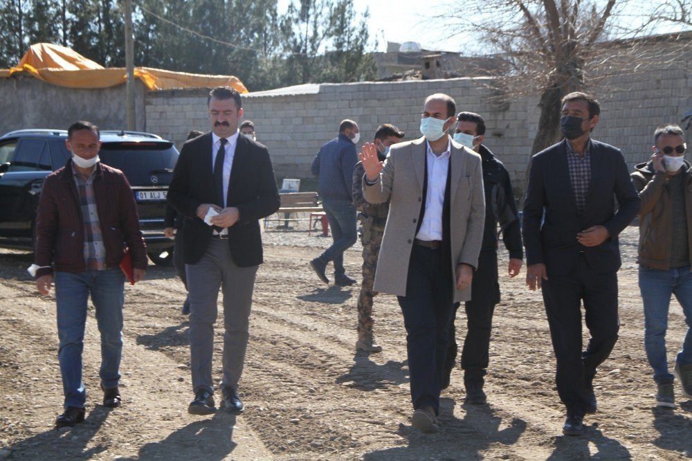 Kaymakam Türkmen Üstyapı Çalışmalarını İnceledi
