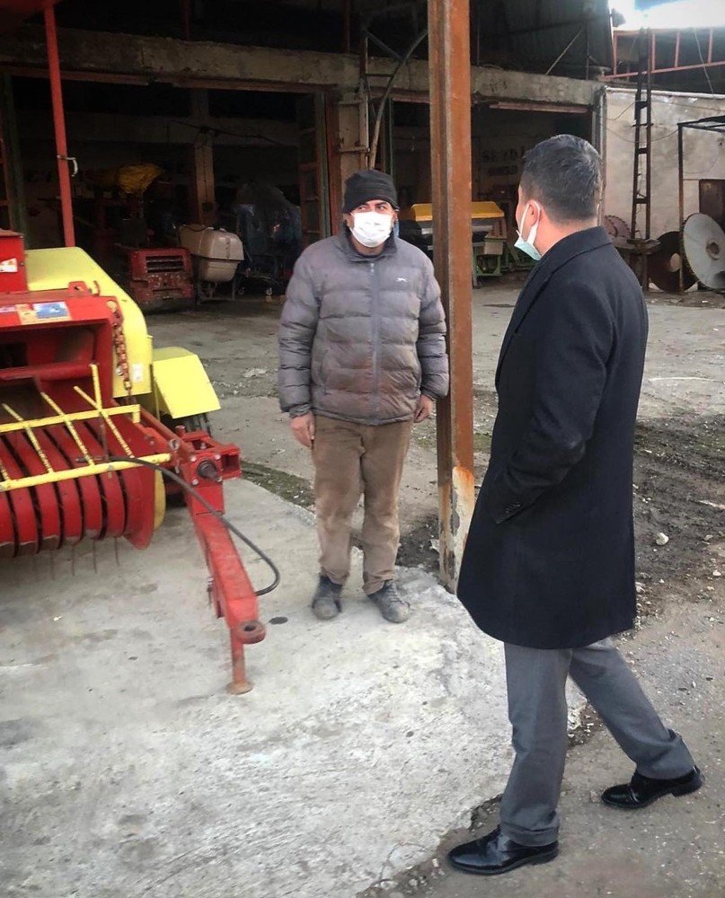 Kaymakam Öztürk, Sanayi Esnafını Ziyaret Etti