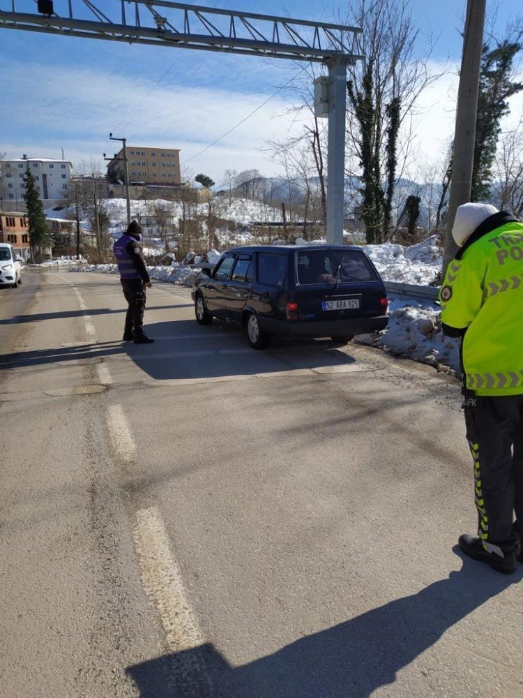 Ordu’da Hafta Sonu Kısıtlamasında Ceza Yağdı