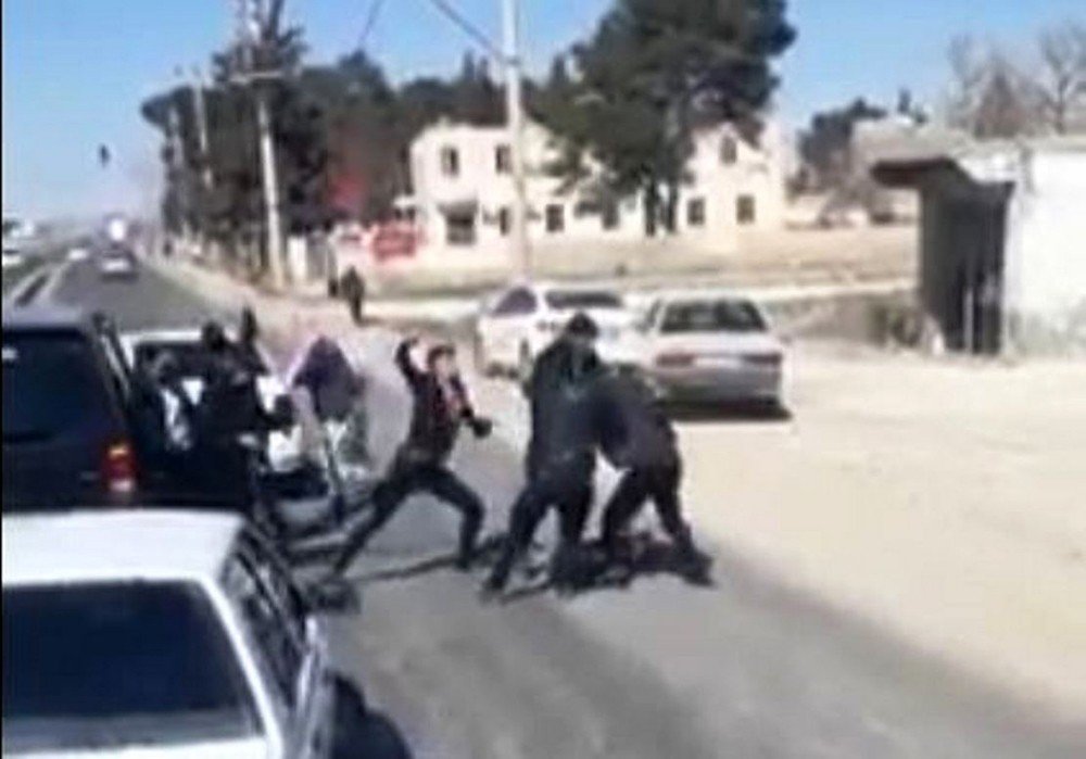 Şanlıurfa’da Yol Verme Kavgası Kamerada