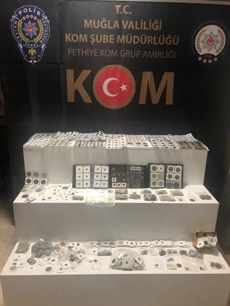 Fethiye’de Tarihi Eser Operasyonu