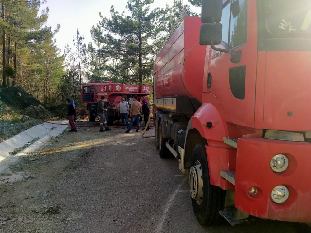 Hatay’ın Erzin İlçesinde Orman Yangını