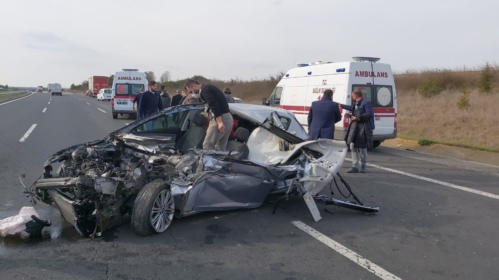 Kırklareli’nde Trafik Kazası: 1 Kişi Yaralandı