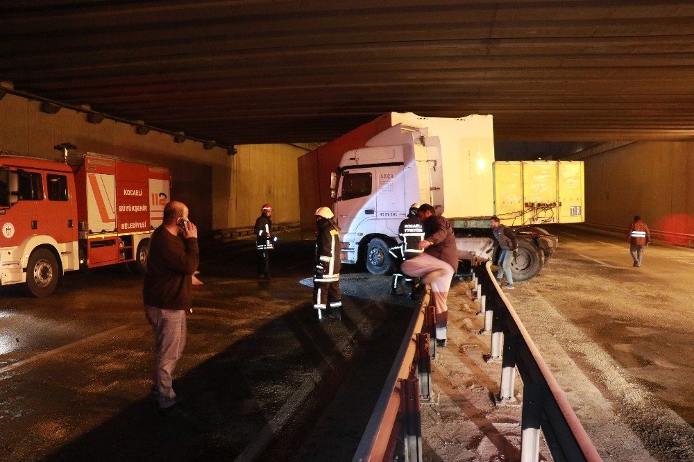 D-100 Karayolunda Faciaya Ramak Kaldı