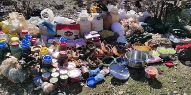 Mardin’de Terör Örgütüne Ait Sığınak Ve Depolar İmha Edildi