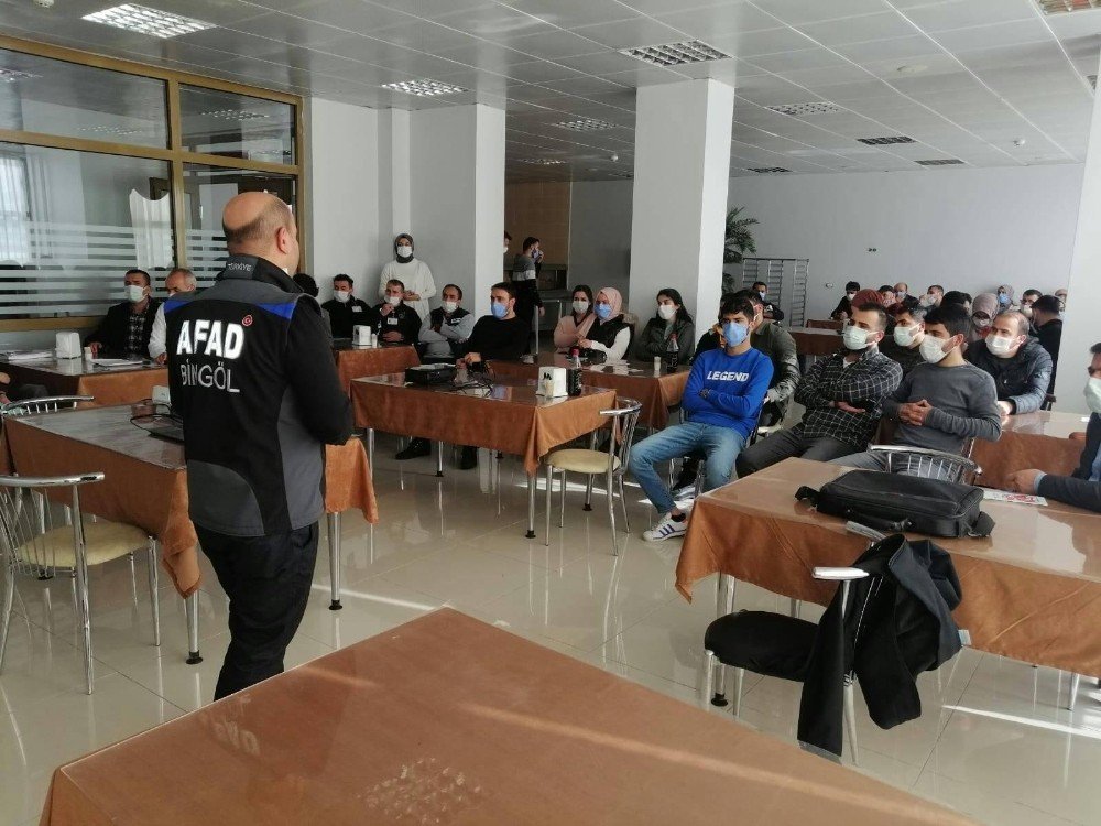 Bingöl’de ‘afet Farkındalık Eğitimleri’