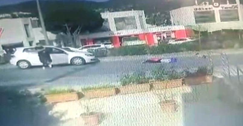 Anne Ve Çocuğu Metrelerce Sürüklendi, O Anlar Güvenlik Kamerasına Yansıdı