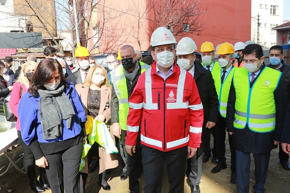 İ̇bb Başkanı Ekrem İ̇mamoğlu Ataşehir’de İncelemelerde Bulundu