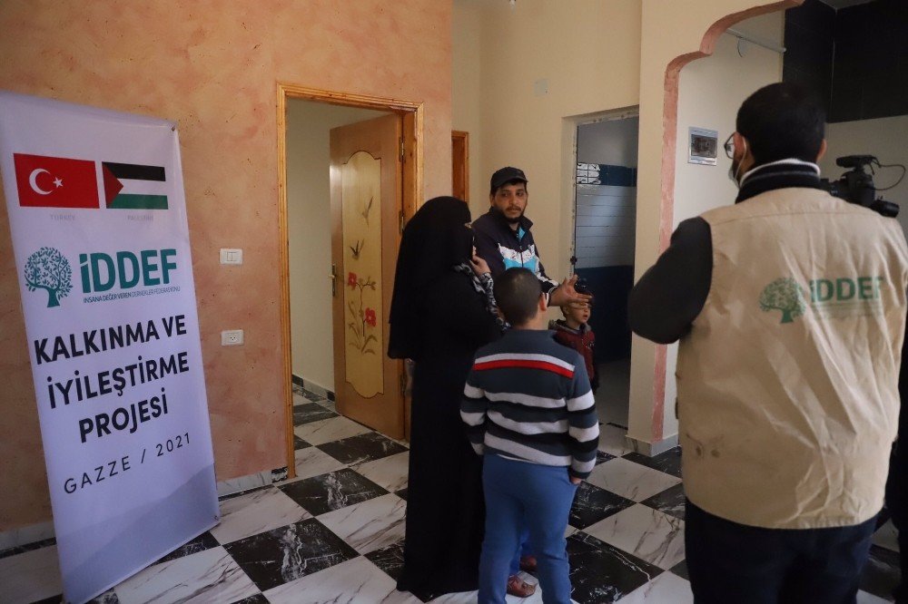 Yürekleri Dağlayan Filistinli Anne Yeni Evine Kavuştu