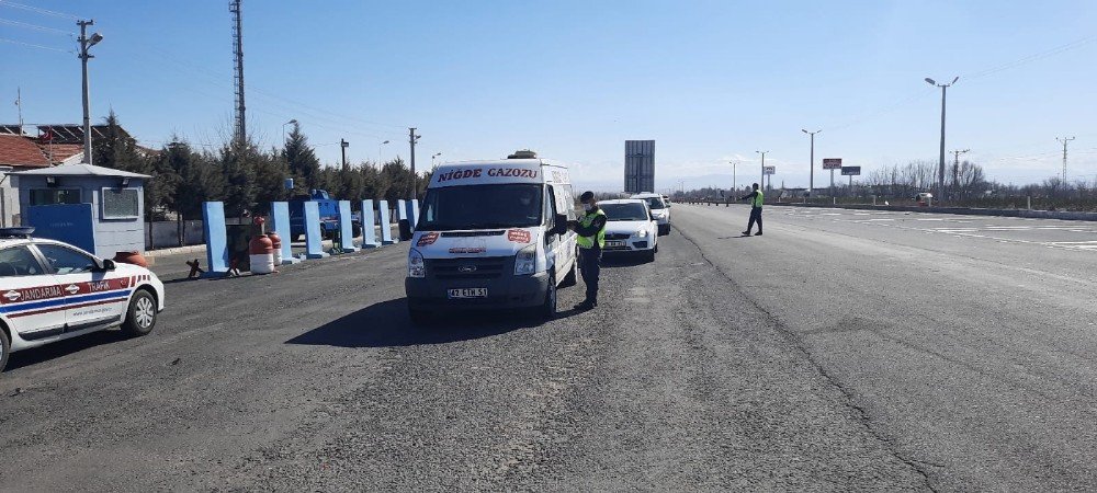 Ereğli’de Jandarmadan Denetim Ve Radar Uygulaması