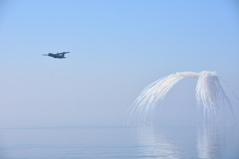 Tsk’ya Ait Deniz Karakol Uçağının, Kabul Test Uçuşu Başarıyla Tamamladı