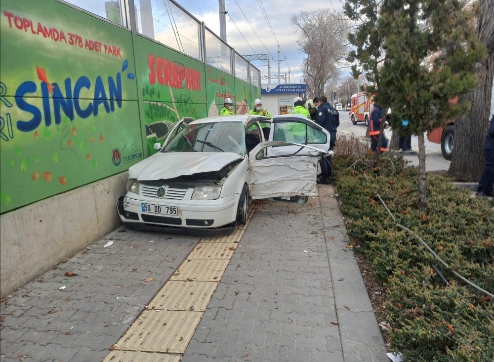 Başkent’te Trafik Kazası: 1 Kişi Ağır Yaralandı