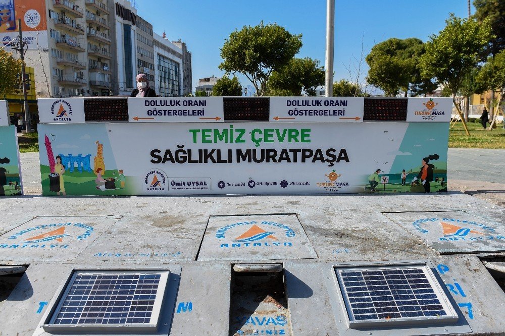 Muratpaşa’da Akıllı Konteynerler Hizmette