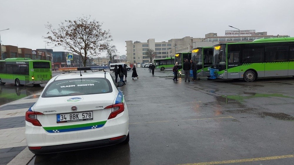 Büyükşehir Ulaşım Ekipleri 24 Saat Sahada