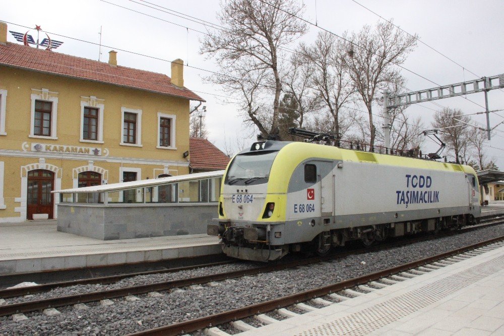 Konya-karaman Yüksek Hızlı Tren Hattında Test Sürüşleri Devam Ediyor