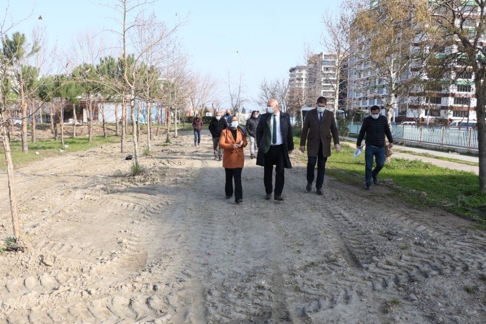 Güzelyurt Mahallesi’ne Yeşillendirme Çalışması