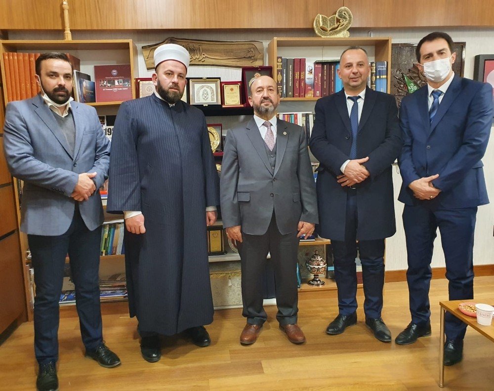 Karadağ Diyanet İ̇şleri Başkanı Feyziç’ten Kavuncu’ya Ziyaret