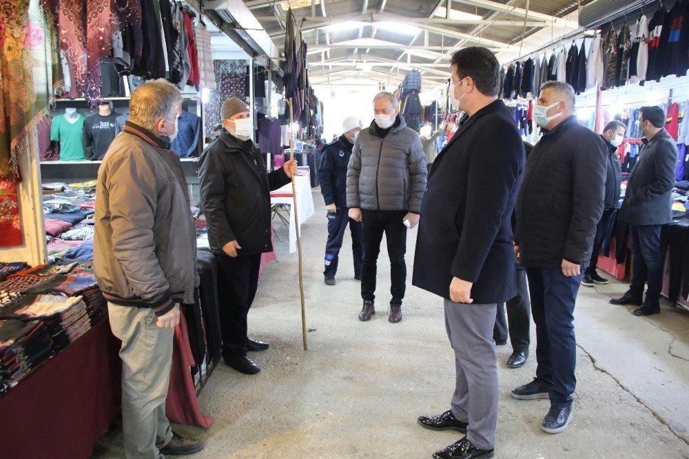 Başkan Soykan, Tedbirler Konusunda Esnafa Uyarılarda Bulundu