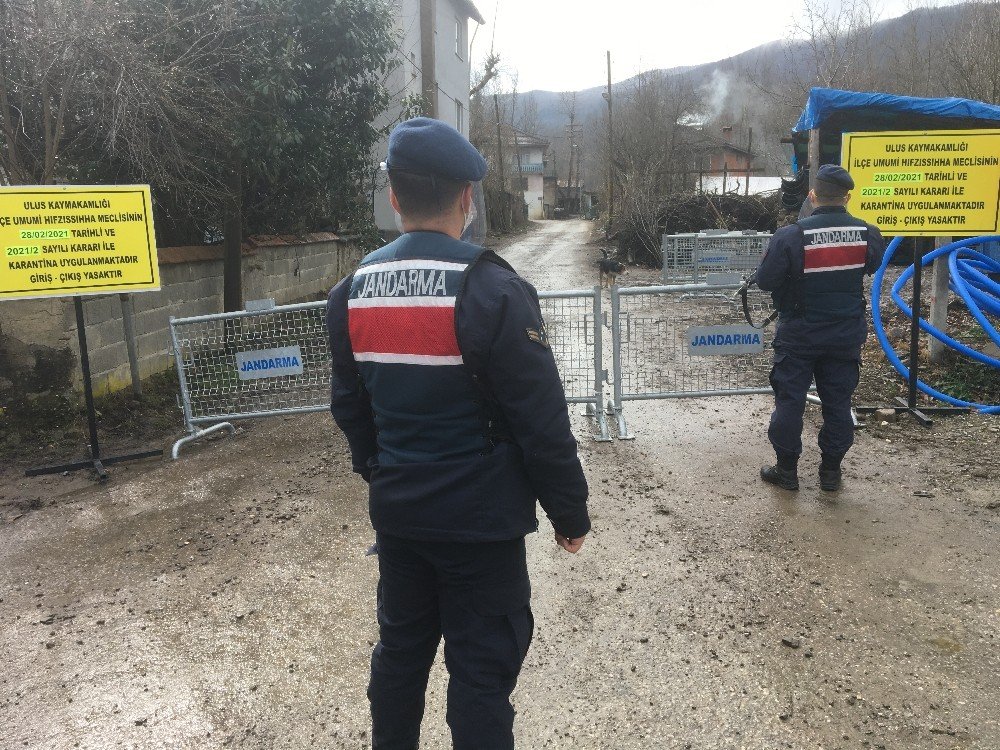 Bartın’da 3 Köy Karantinaya Alındı