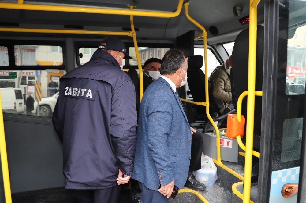 Hakkari’de Şehir İçi Servisler Denetlendi
