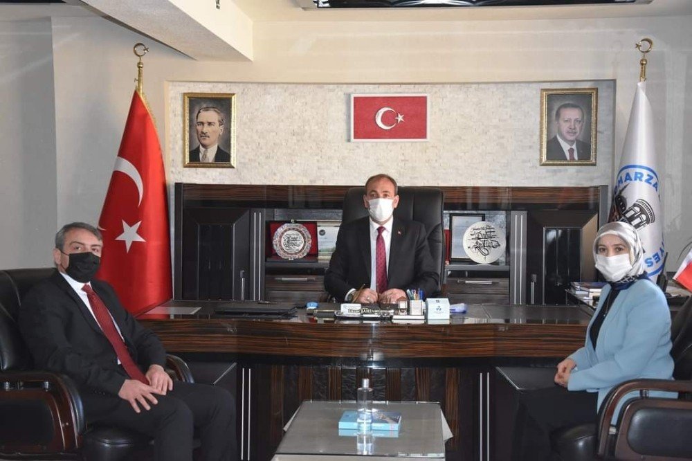 İ̇şkur İ̇l Müdür Vekili Ayşe Ak Tomarza Kaymakamı Cebeci’yi Ve Başkan Şahin’i Ziyaret Etti