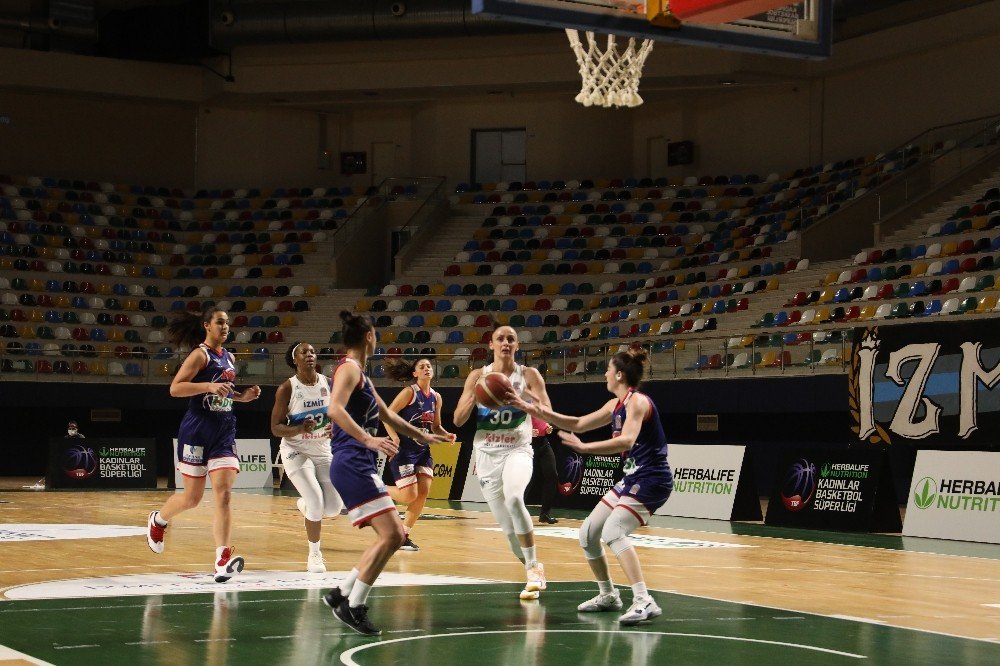 Kadınlar Basketbol Süper Ligi: İ̇zmit Belediyespor: 100 - Büyükşehir Belediyesi Adana Basketbol: 59