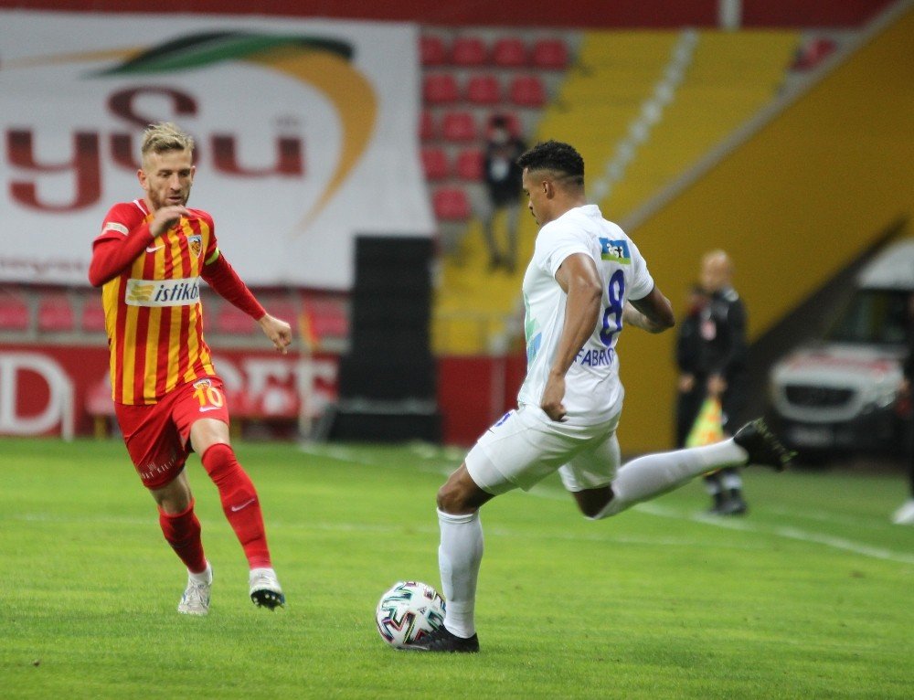 Süper Lig: Kayserispor: 0 - Çaykur Rizespor: 0 (i̇lk Yarı)