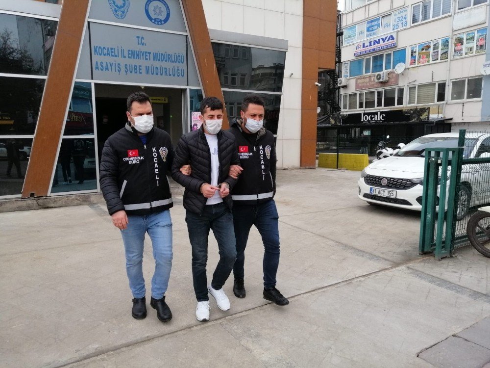 Suç Makinesi Otomobil Hırsızı Tutuklandı