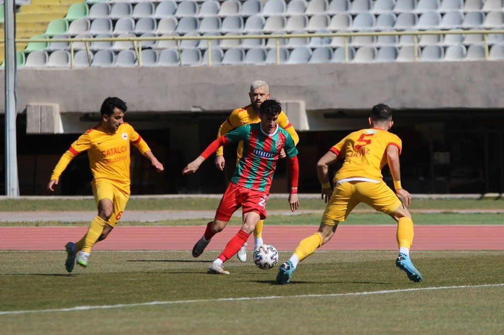 3. Lig: Karşıyaka: 3 - Çatalcaspor: 3