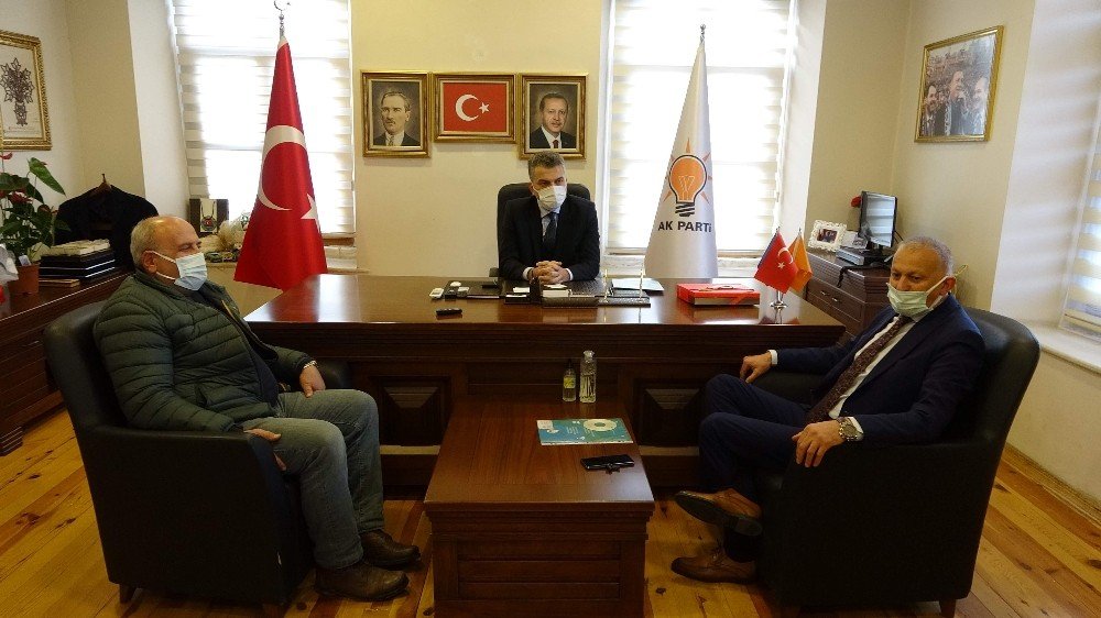 Sanayiciler Ak Parti İ̇l Başkanı Mumcu’ya Projelerini Anlattı