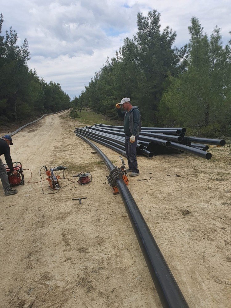 Çardak Taşağıl Sulama Suyu Projesi Hızla Devam Ediyor