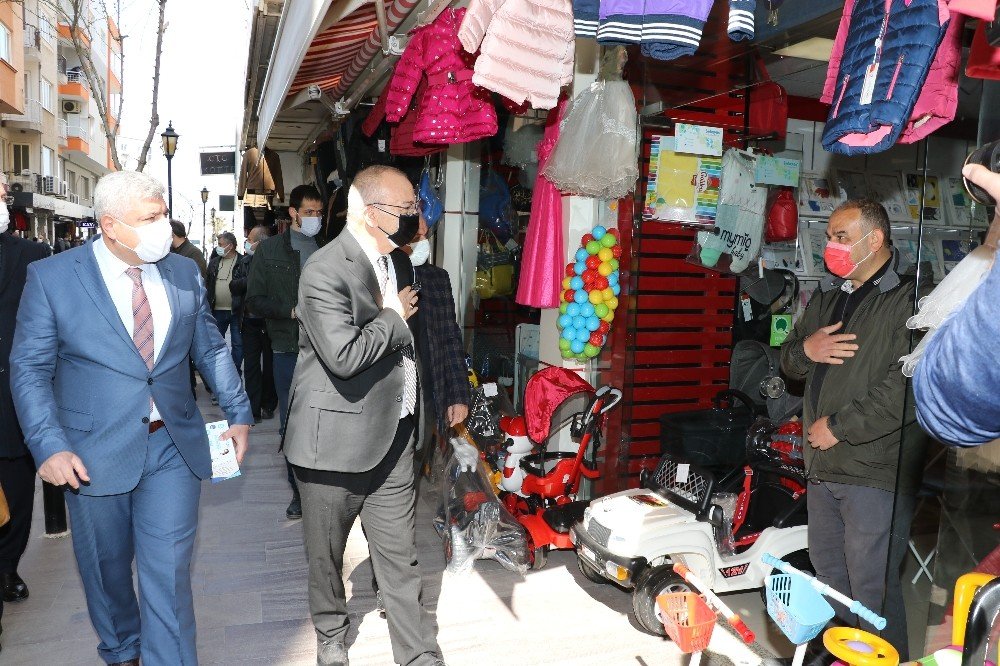 Başkan Ergün, Yeni Normalleşme İle İlgili Vatandaş Ve Esnafı Bilgilendirdi
