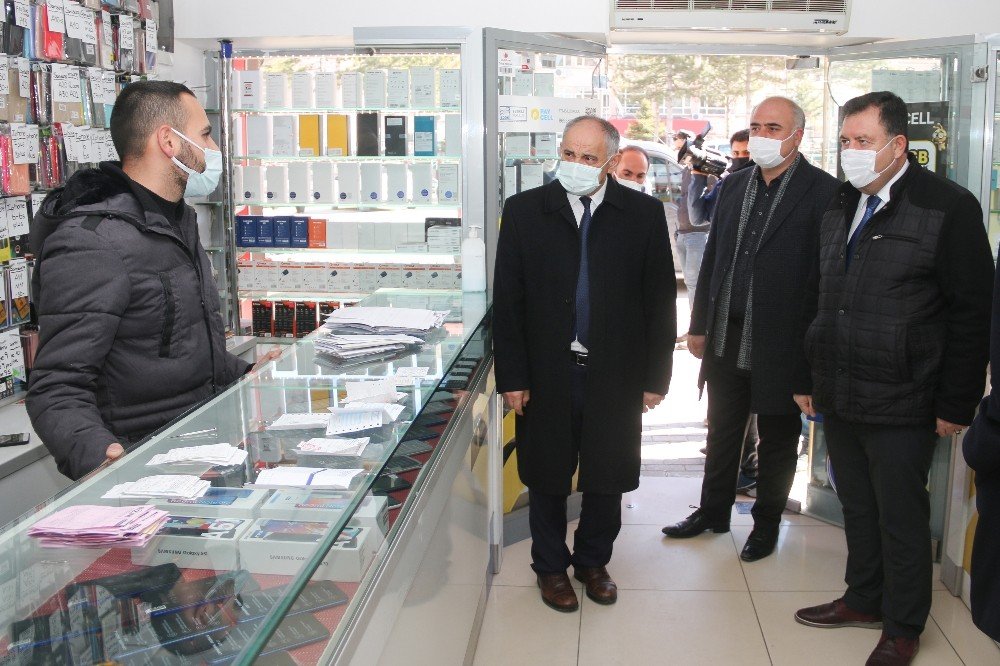 Yahyalı’da Covid-19 Denetimleri Yapıldı