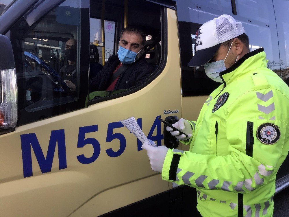 Avcılar’da Fazla Yolcu Taşıyan Minibüse Ceza