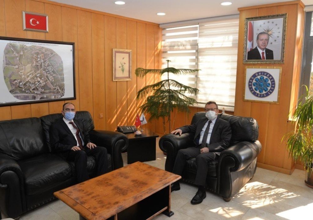 Bşeü Rektörü Prof. Dr. Şükrü Beydemir’den Uludağ Üniversitesini Ziyaret