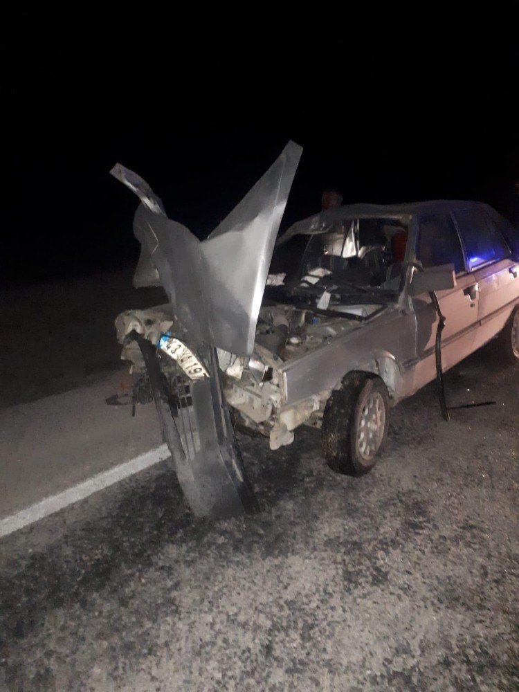 Günyüzü İlçesinde Trafik Kazası, 1 Kişi Ağır Yaralandı