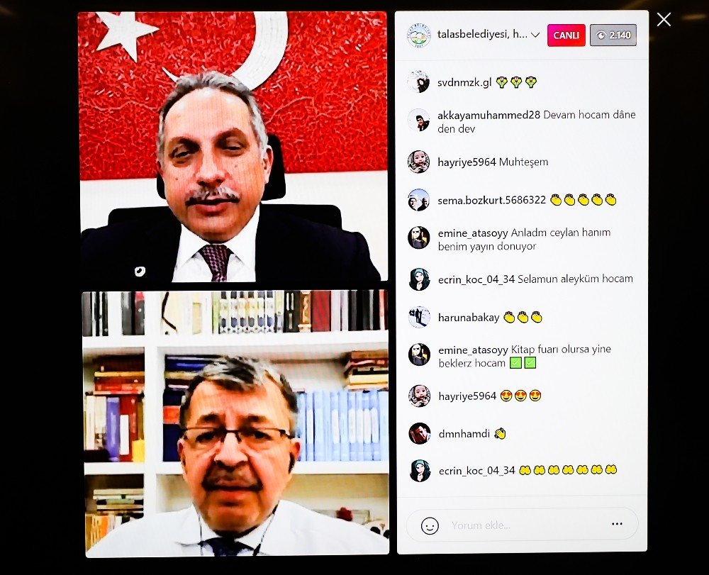 Başkan Yalçın Ve Hayati İ̇nanç İle Online Sohbet