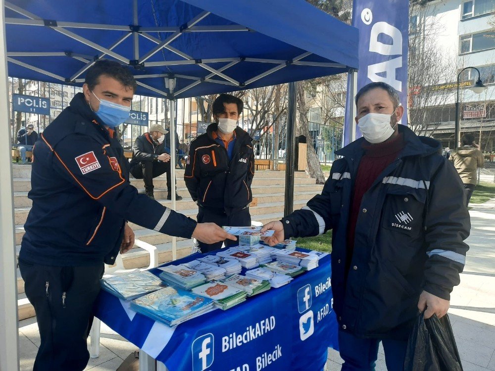 Bilecik’te Afetlere Karşı Bilgilendirme Standı Kuruldu