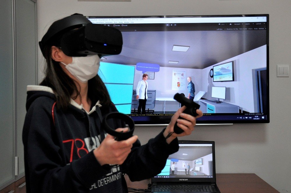 Vr Yazılımlar İle Pandemi Sürecinde Uygulamalı Ders İmkânı Sağlanıyor