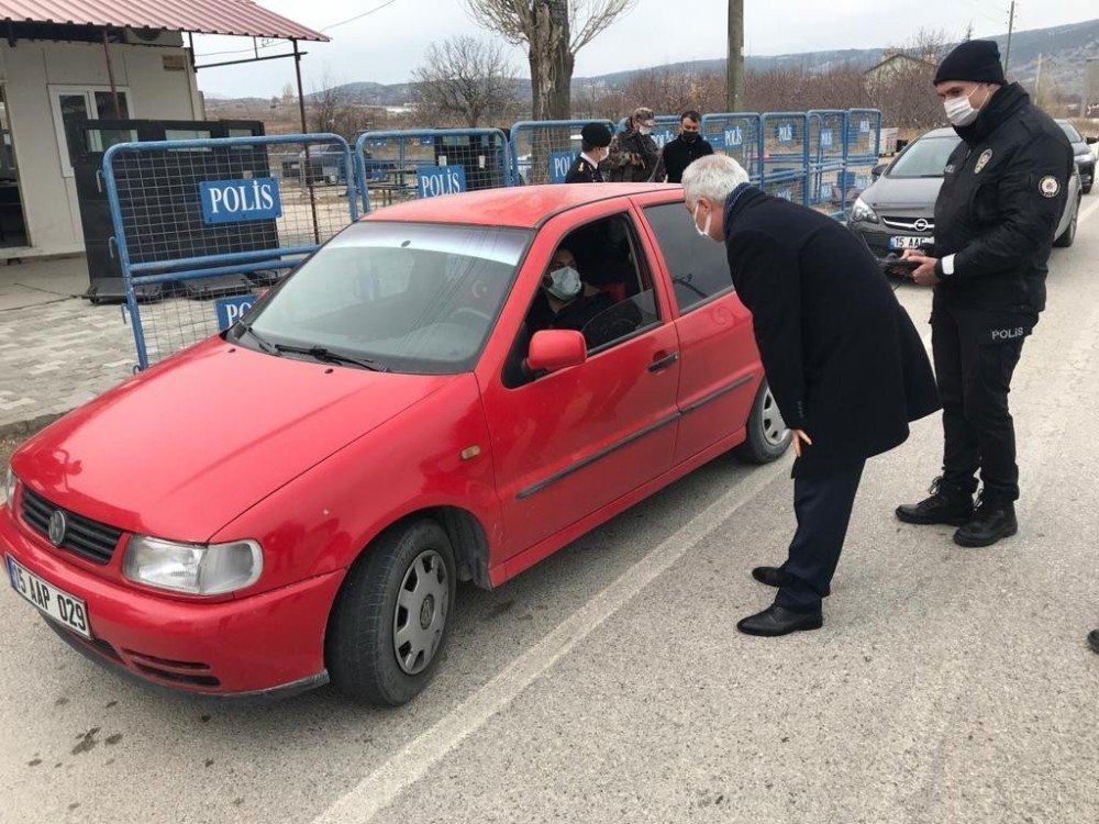 Isparta Valisi Seymenoğlu, Denetimlere Katıldı