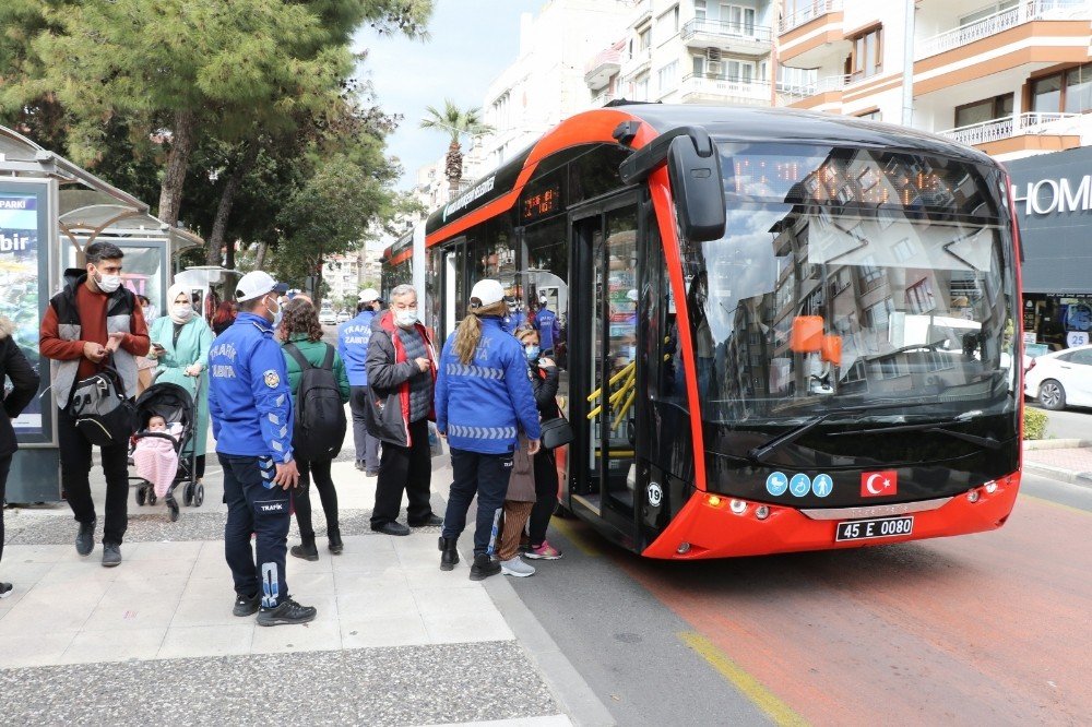 Manisa’da Kısıtlamasız İlk Hafta Sonunda Da Denetimler Devam Etti