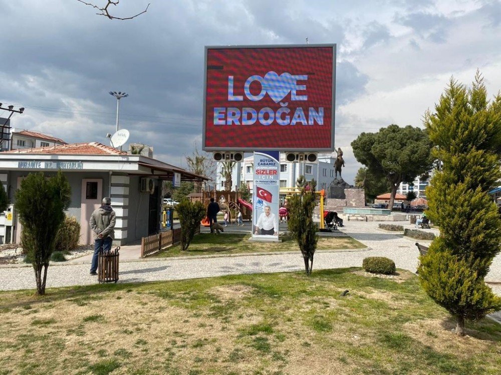 Yunusemre Belediyesinden ‘stop Erdoğan’ Cevabı