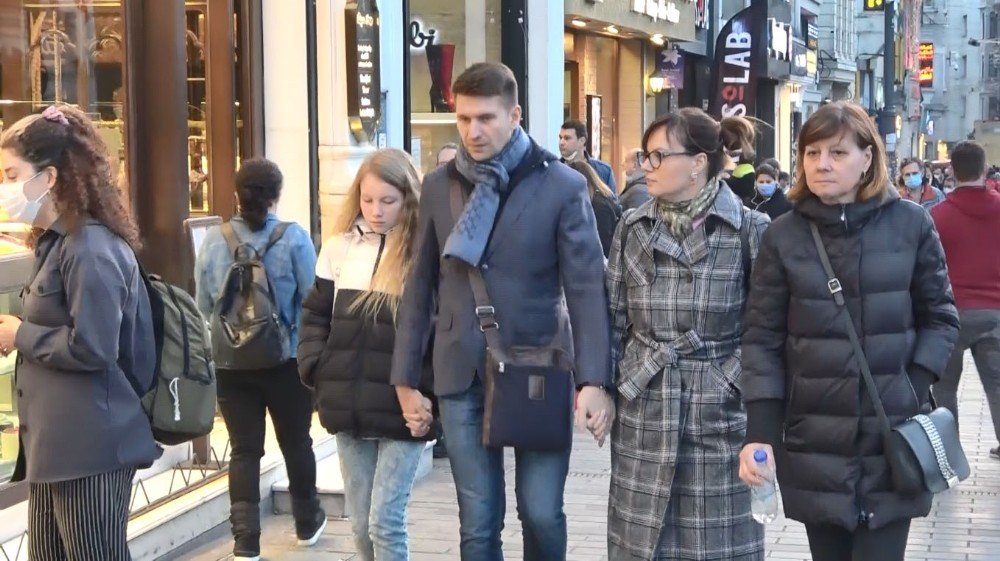 İ̇stiklal’de Korkutan Görüntü