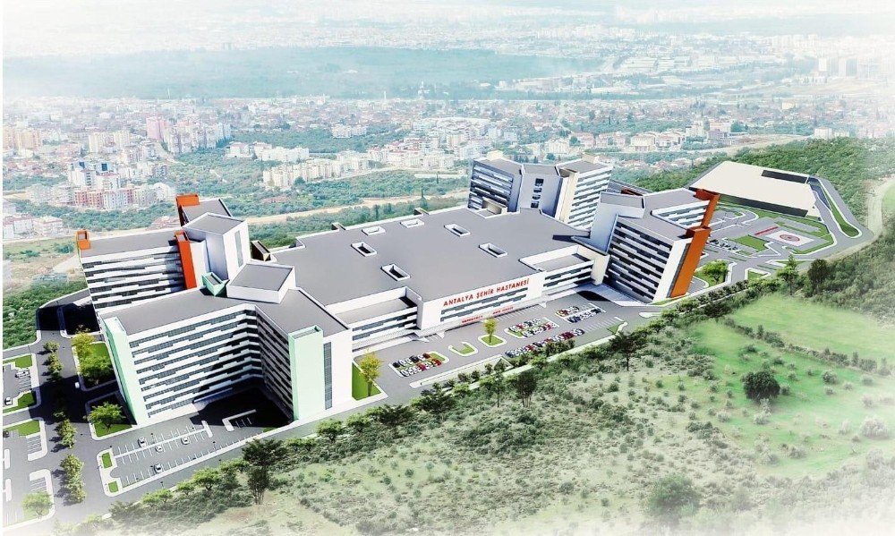 Antalya Şehir Hastanesi’nin İnşaat Çalışmaları Başladı