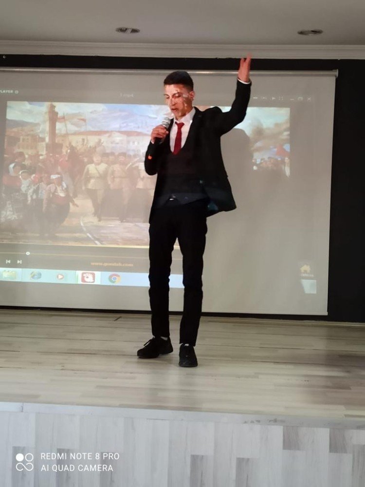 Tomarza’da İ̇stiklal Marşı’nın Güzel Okuma Yarışması Düzenlendi