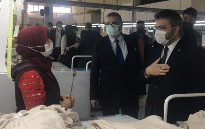 Ak Parti Aydın Tekstilci Kadınları Unutmadı