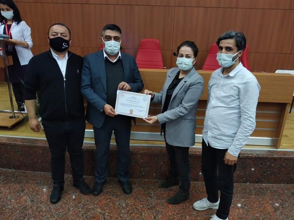 Aydın Kadın Doğum Ve Çocuk Hastalıkları Hastanesi Personeline Teşekkür Belgesi Verildi