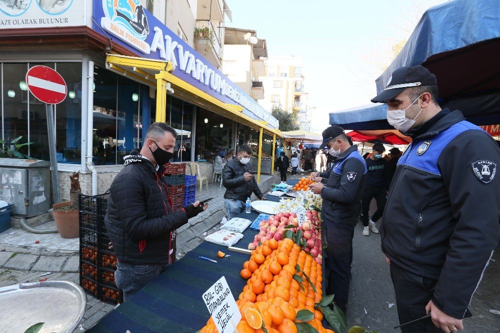 Efeler Zabıtası Denetimlerini Sürdürüyor