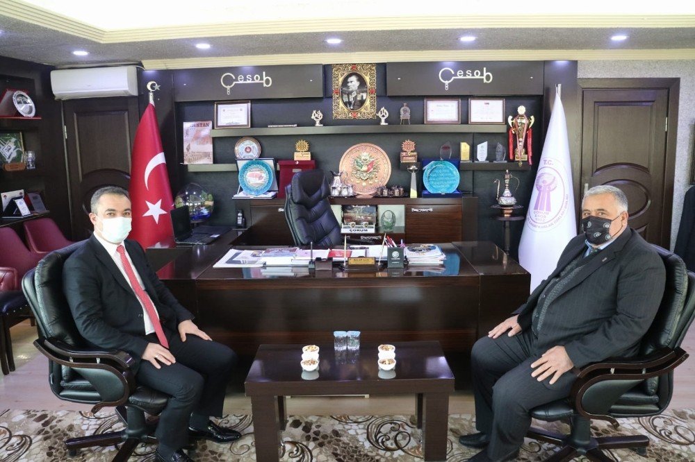 Rektör Öztürk Çesob’u Ziyaret Etti