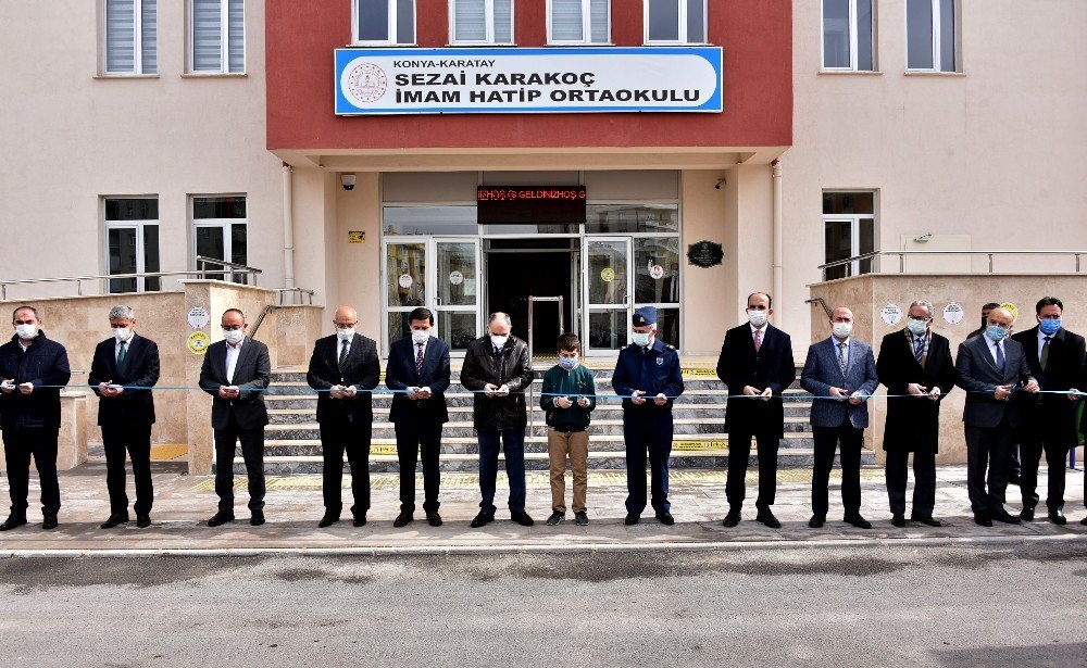Karatay Belediyesi Tarafından Yaptırılan Okulun Açılışı Yapıldı